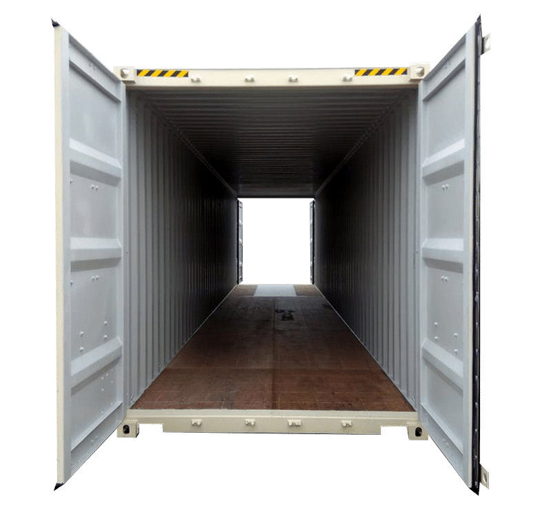 Photo of the inside of a storage unit.
