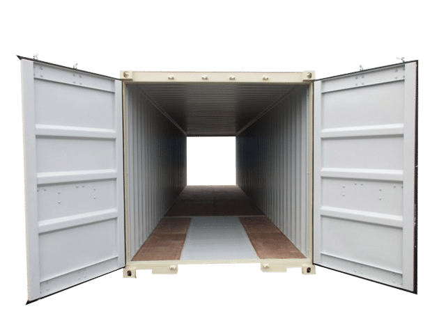 Photo of the inside of a storage unit.