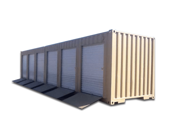 Photo of storage units.